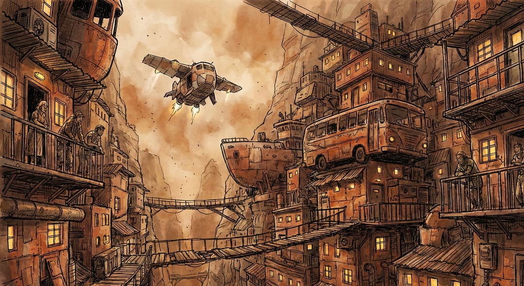 A terminal timeline showing a mysterious delay